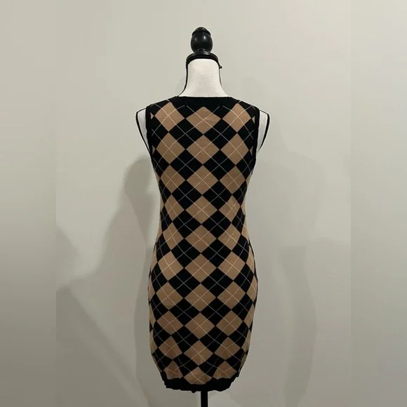 Aster Argyle Sweater Dress - Picture 3 of 3